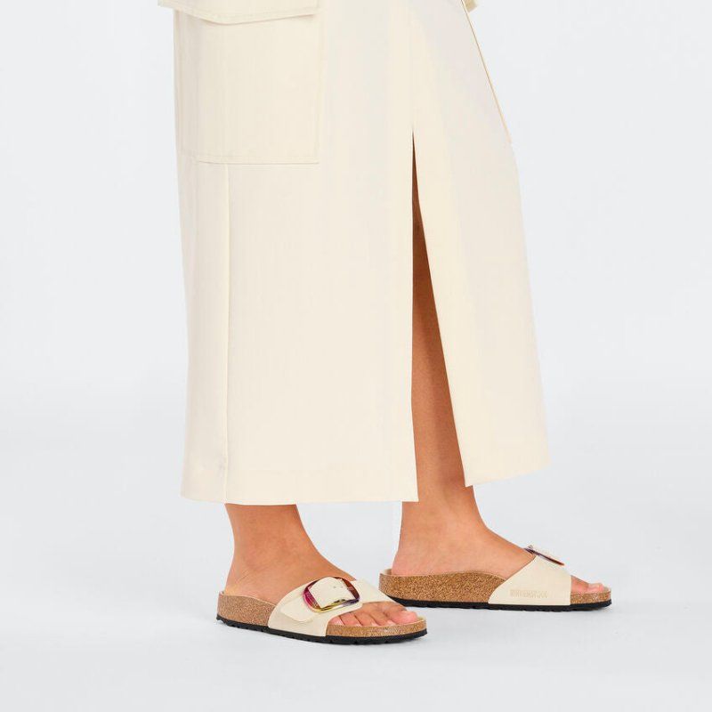 Single-Strap Sensation: Madrid Big Buckle Nubuck Leather