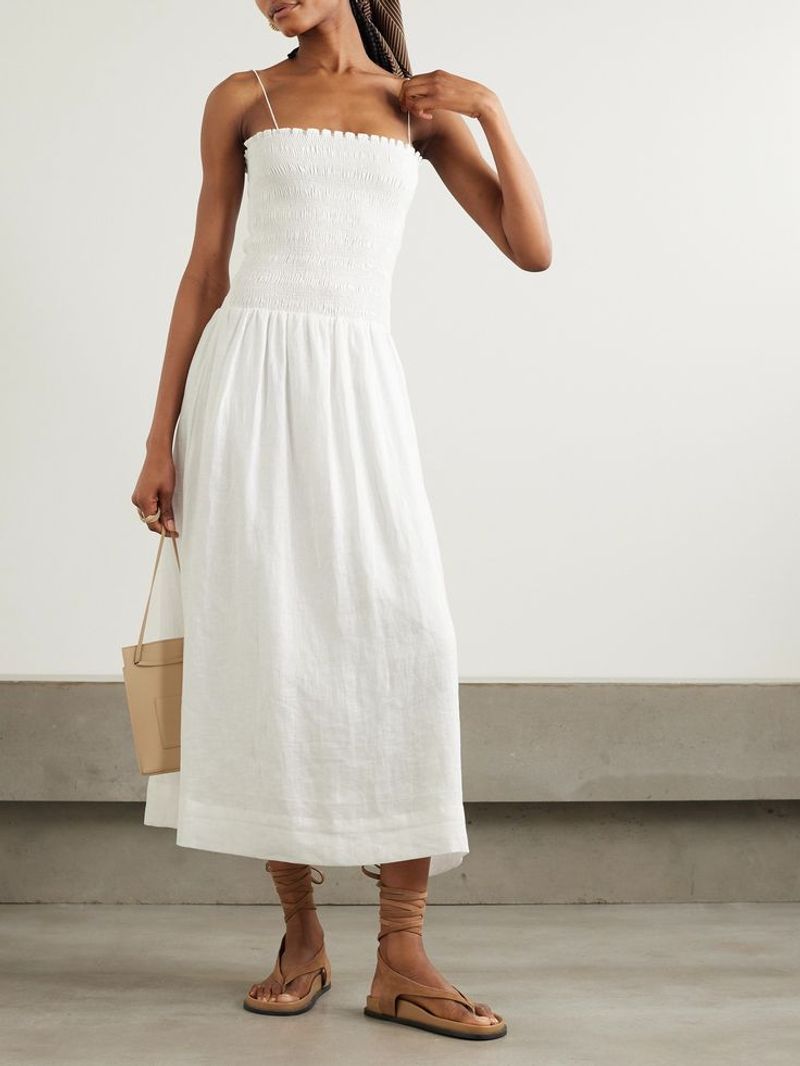 The Linen or Cotton Smock Dress