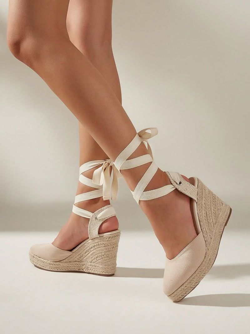 Platform Braided-Jute Espadrille