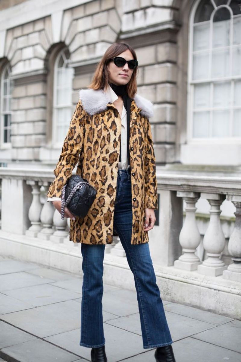 Sock Boots + Kick-Flare Jeans