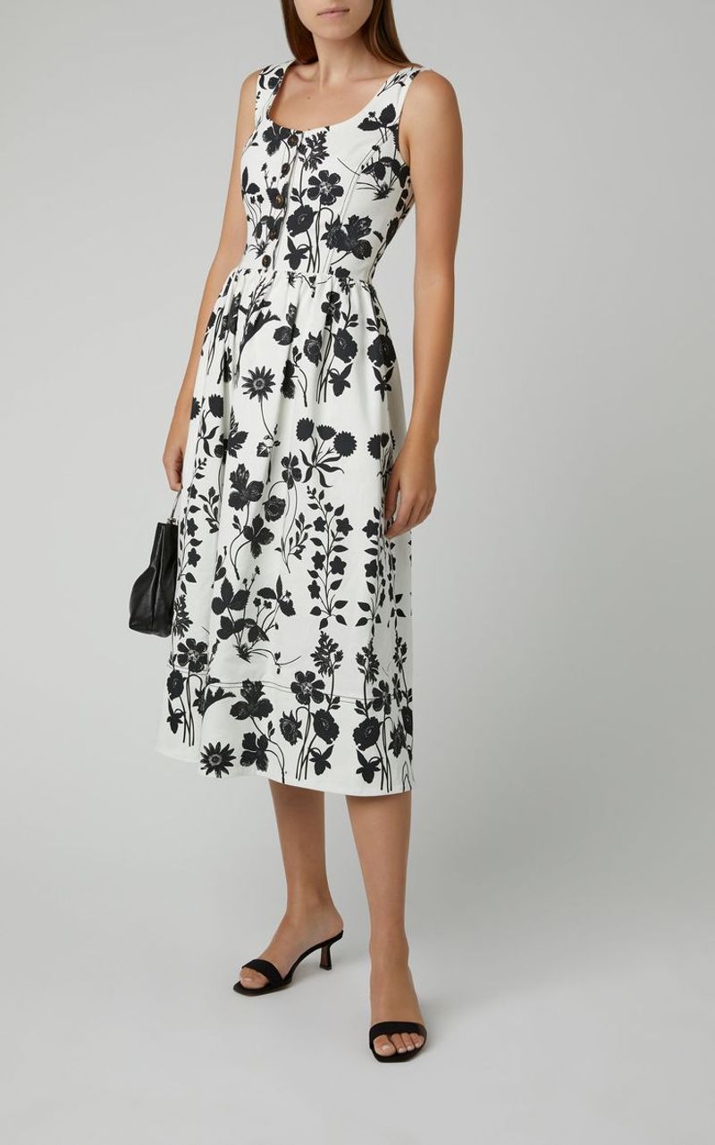 Oscar de la Renta – A-Line Midi Dress