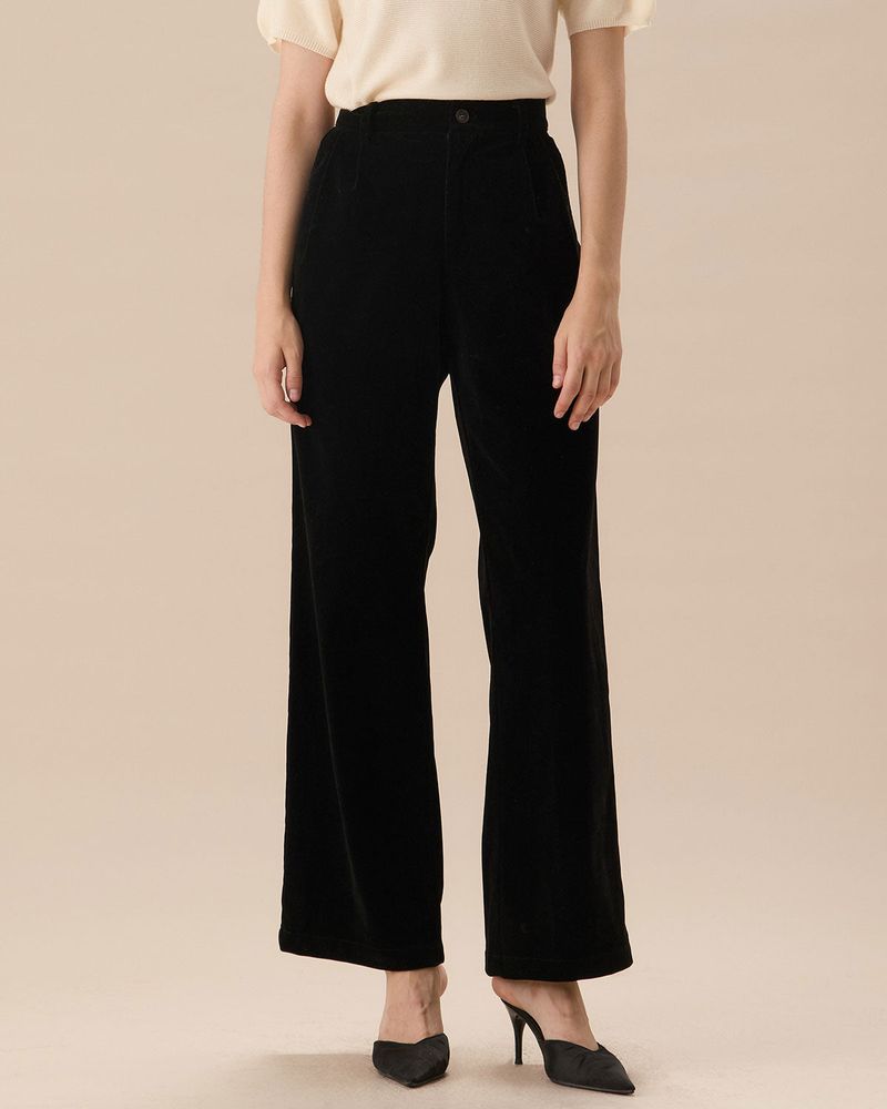 Wide Pleated Trousers in Outdated Cuts