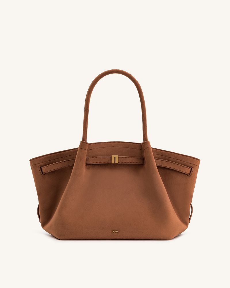 JW PEI Hana Medium Faux Suede Tote Bag