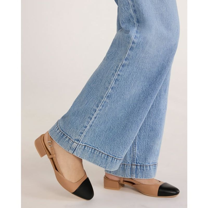 Time and Tru Slingback Flats