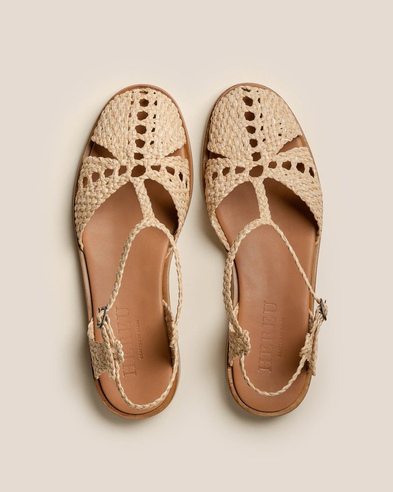 Hereu Fisherman Raffia Sandals