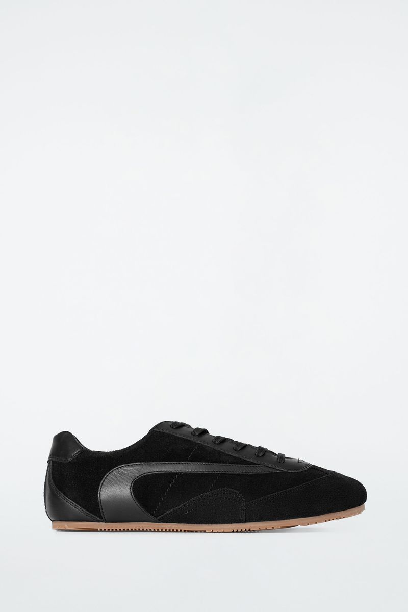 COS Minimal Leather Trainers