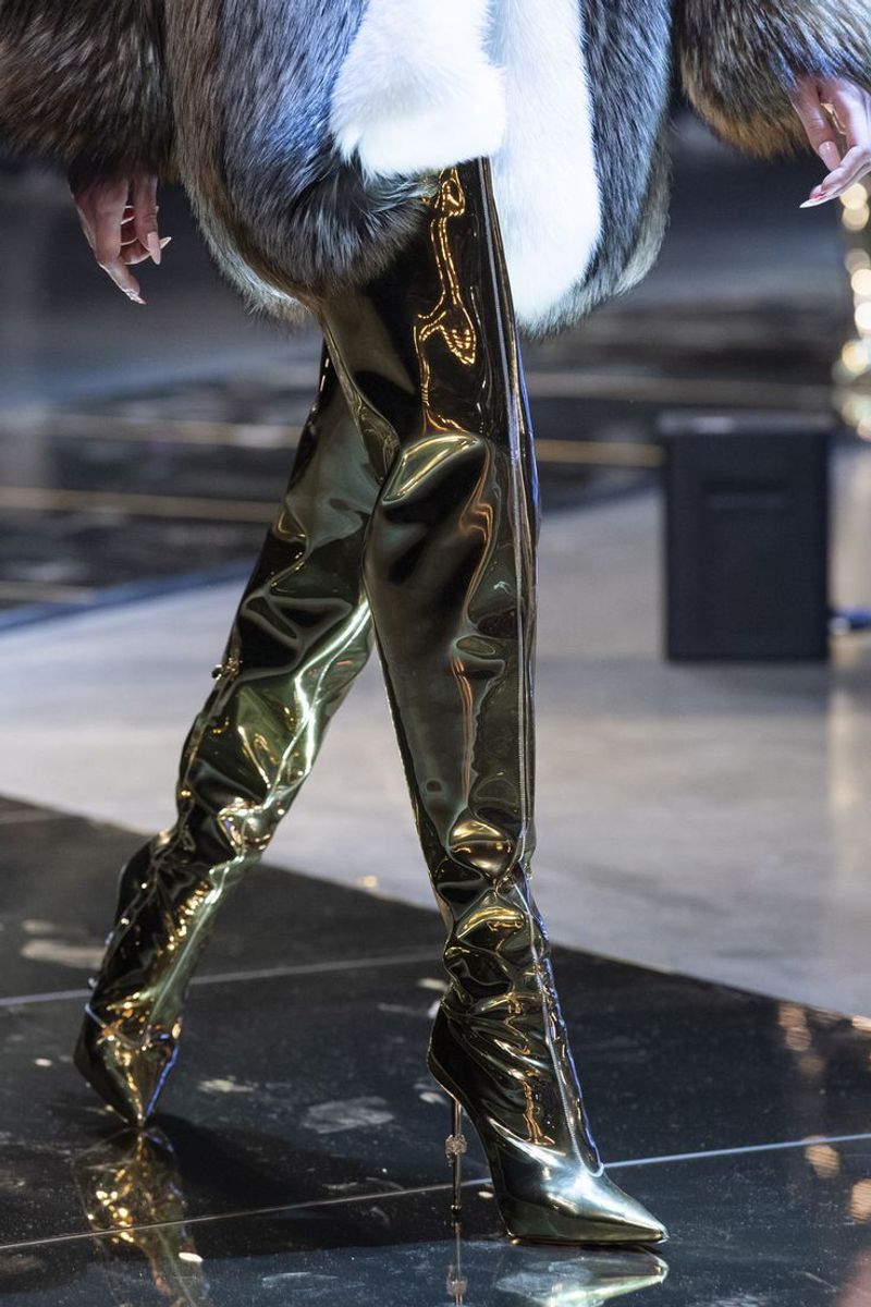 Patent Leather Boots