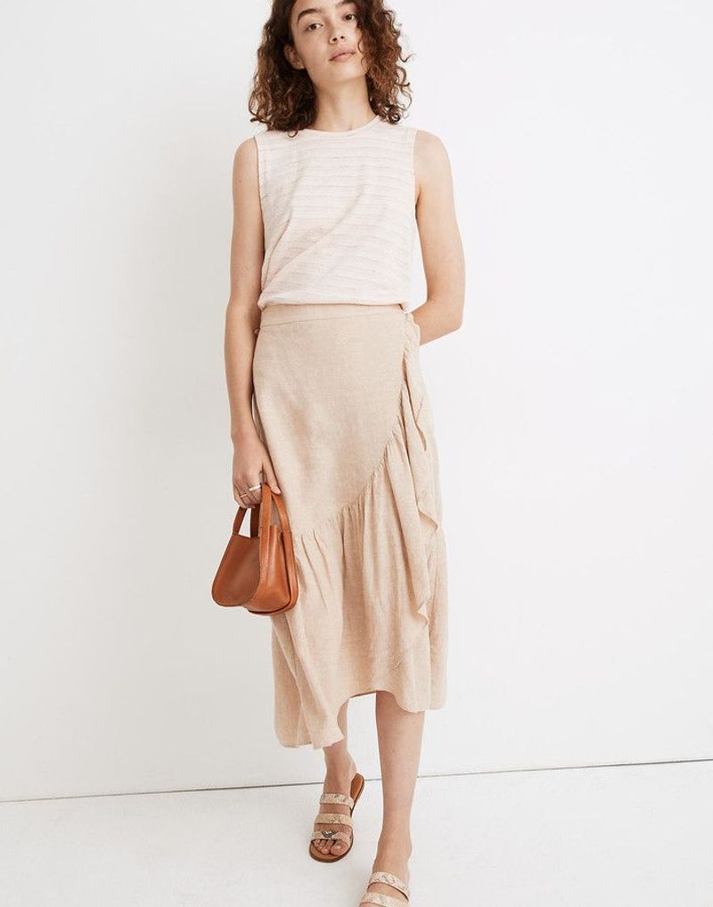 Madewell Wrap Napkin Skirt