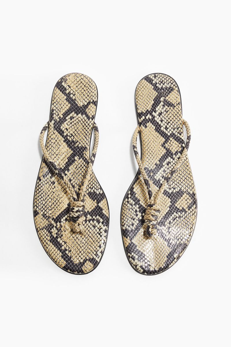 H&M Knot-Detail Flip-Flops