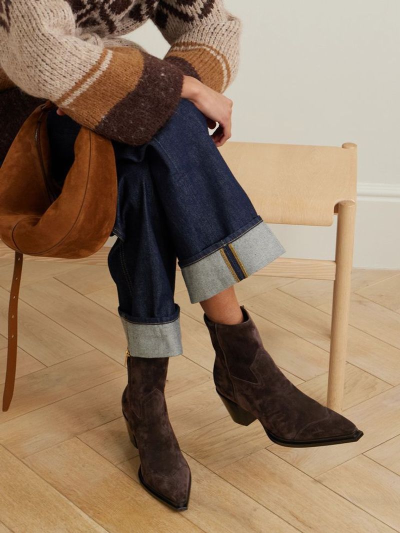 Pointed-Toe Ankle Boots