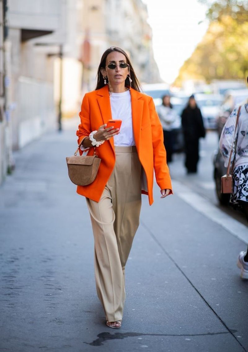 Coral + Tan