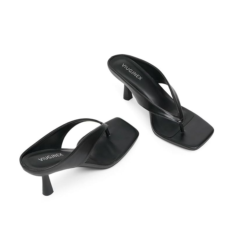 Viugjnex Kitten Heel Flip-Flops