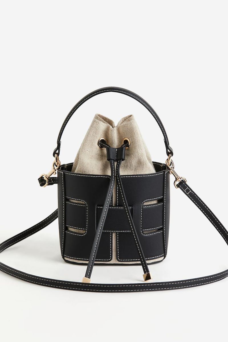 Crossbody Bucket Bag