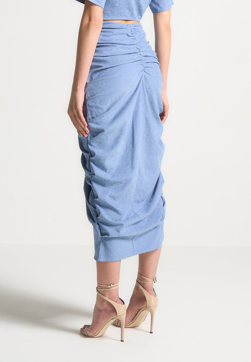Asymmetric Drape Midaxi Skirt – Manière De Voir
