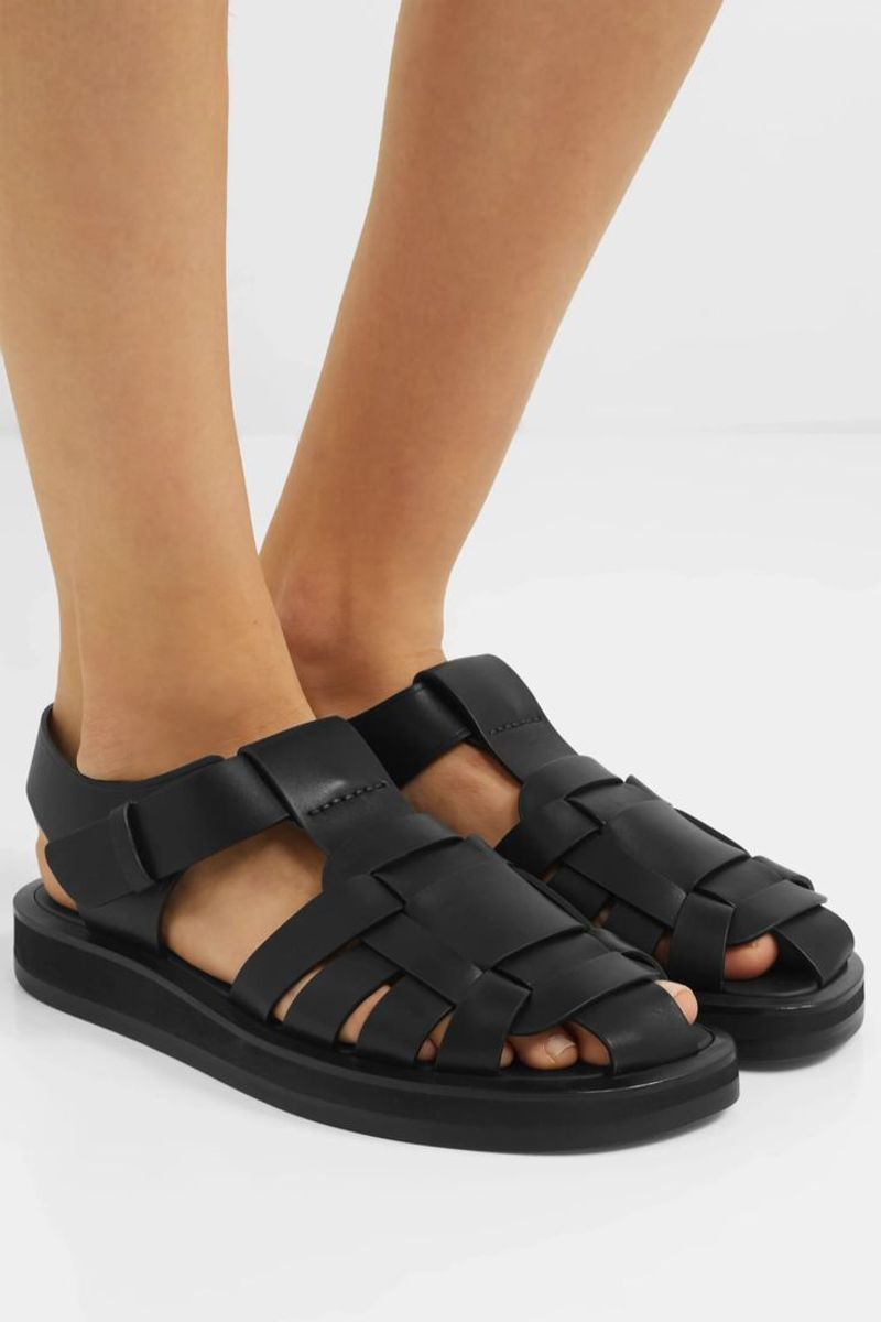 The Row Gaia Leather Sandals