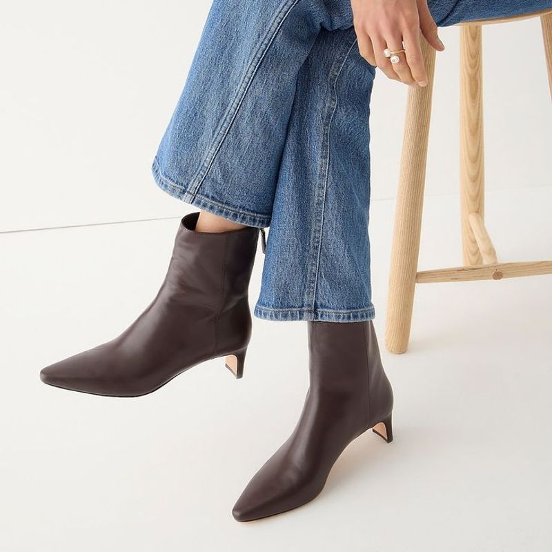 Sleek Ankle Boots (With a Tapered Toe)