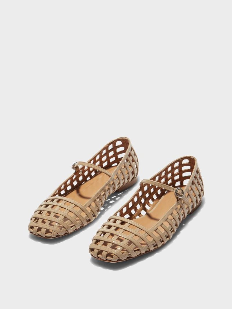 Aeyde Uma Sandals (in Taupe Suede)