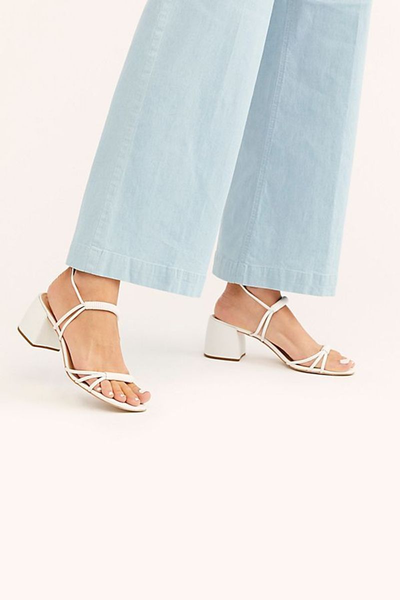 Minimalist Low-Block Heel Sandals