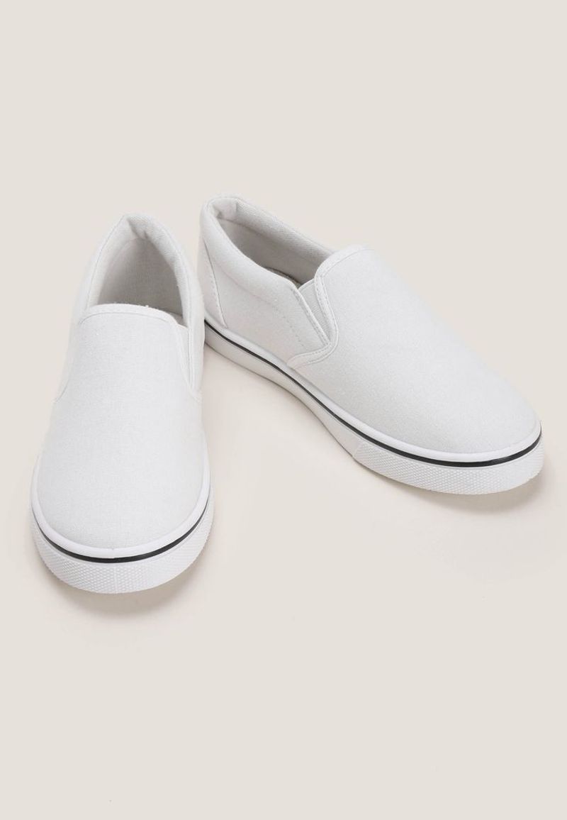 Basic Slip-On Canvas Shoes