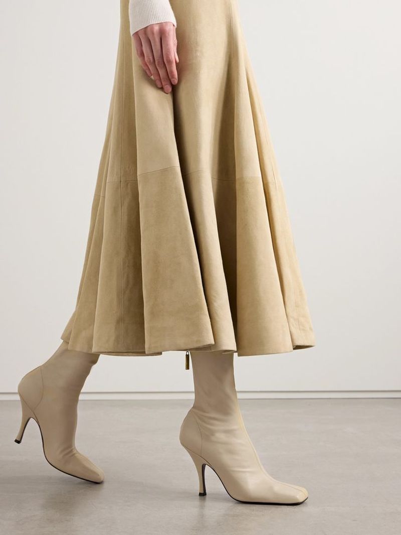 Stretch Fabric Sock Boots