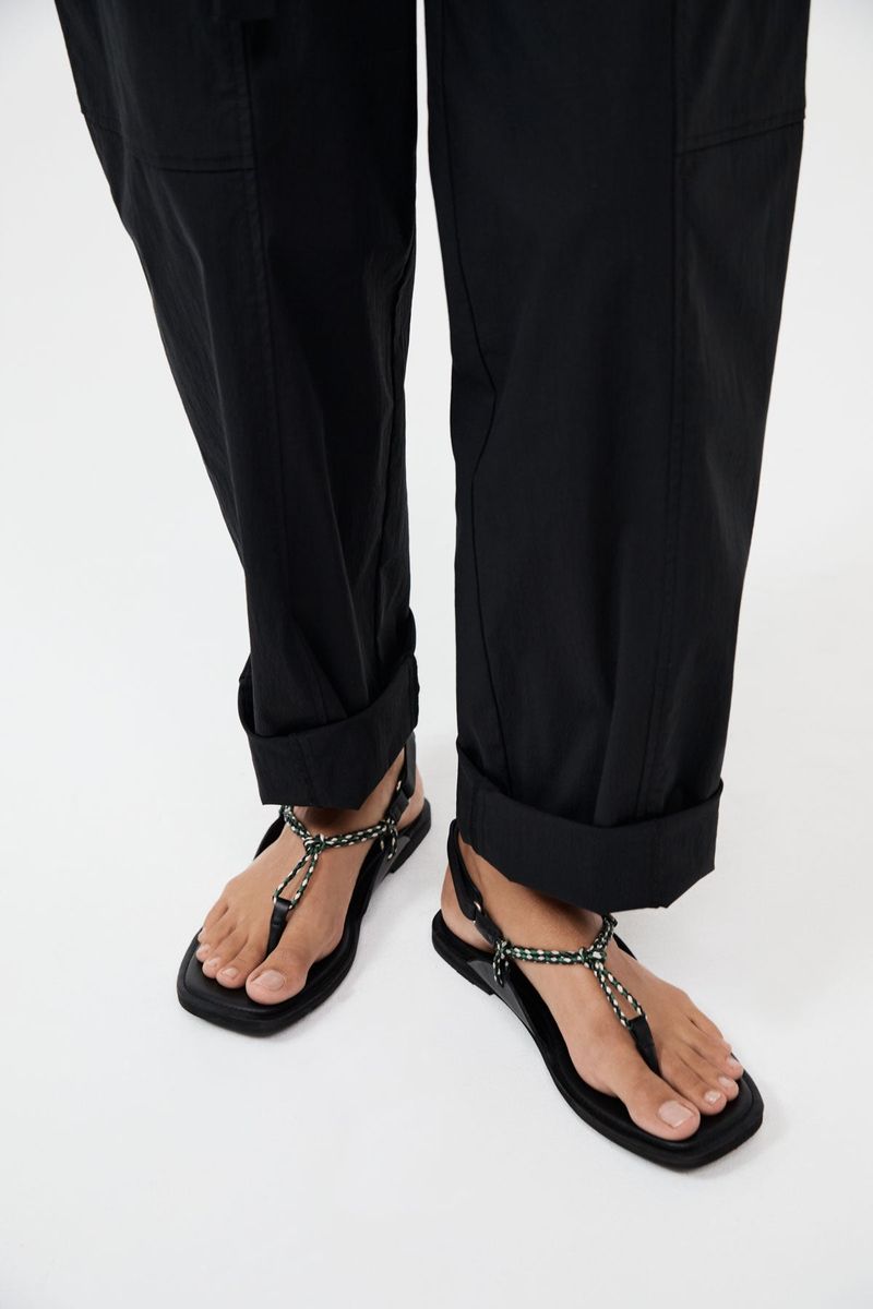 St. Agni Woven Leather Sandals