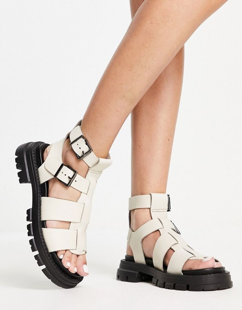Schuh Tobin Fisherman Sandals in White