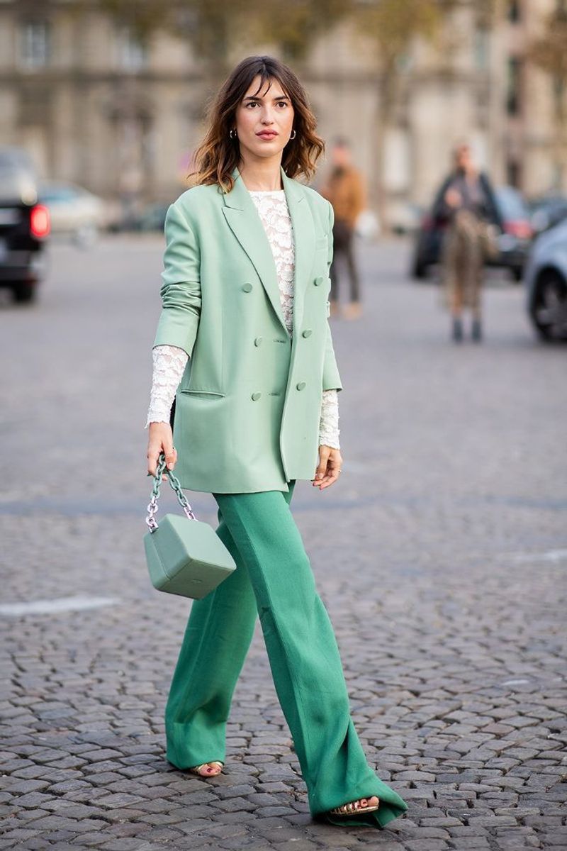 Mint Green + Soft Gray