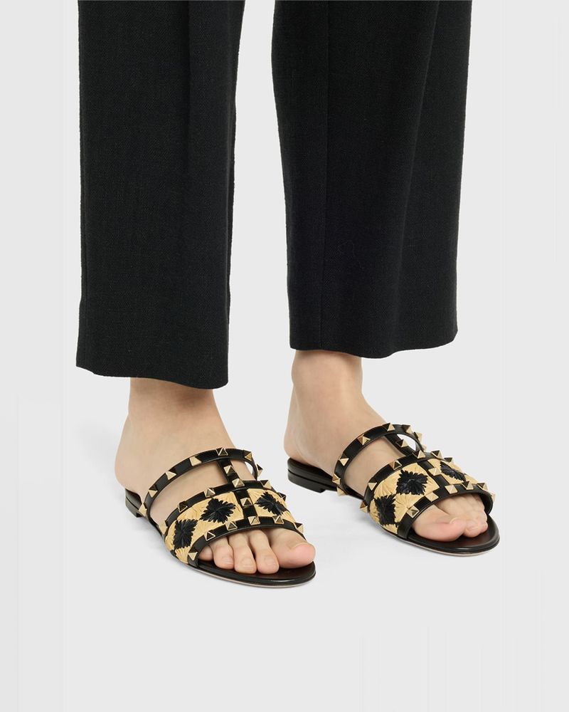 Rigid Patent-Leather Slide