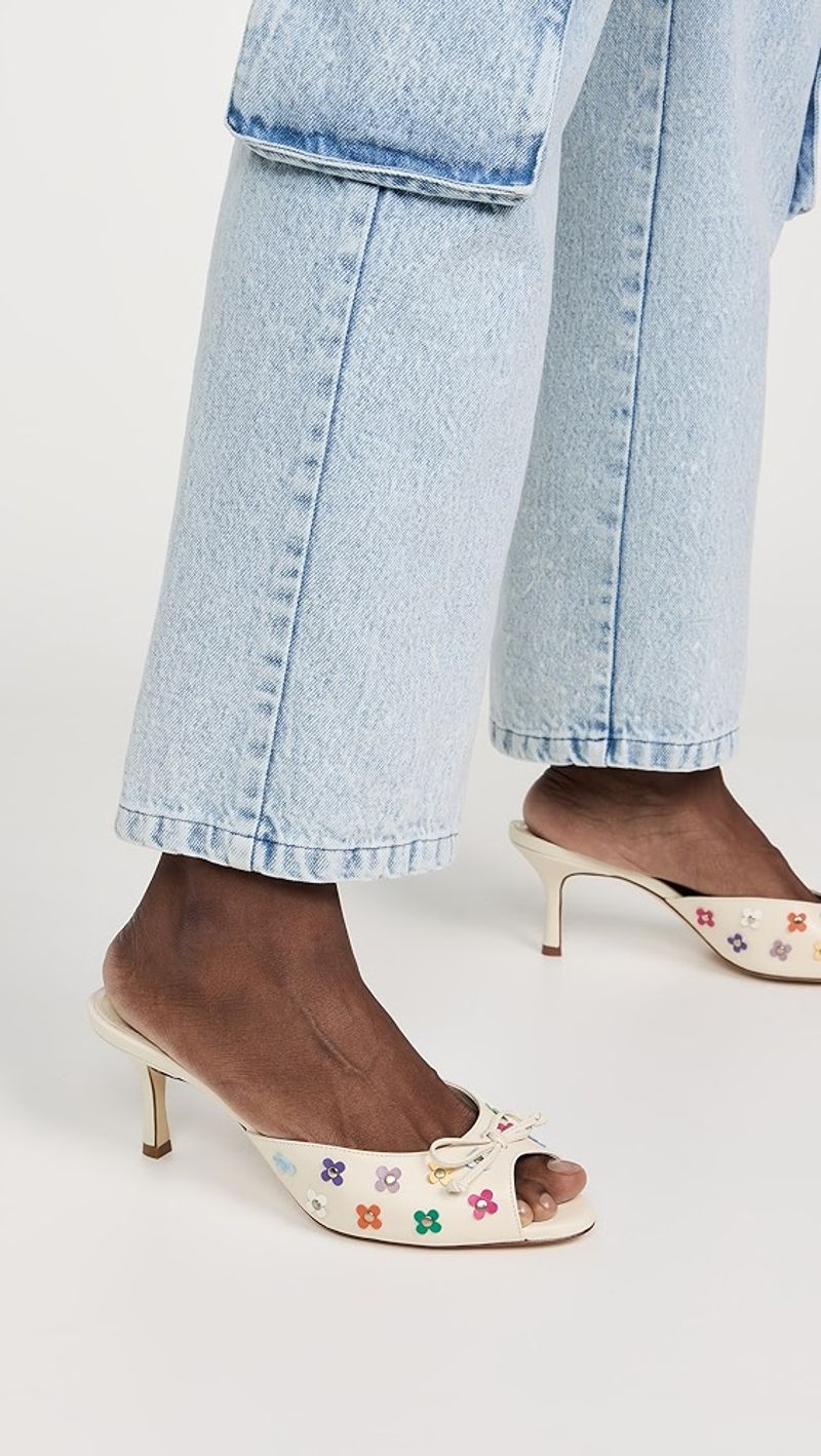 Larroudé Jasmine Hi Mules