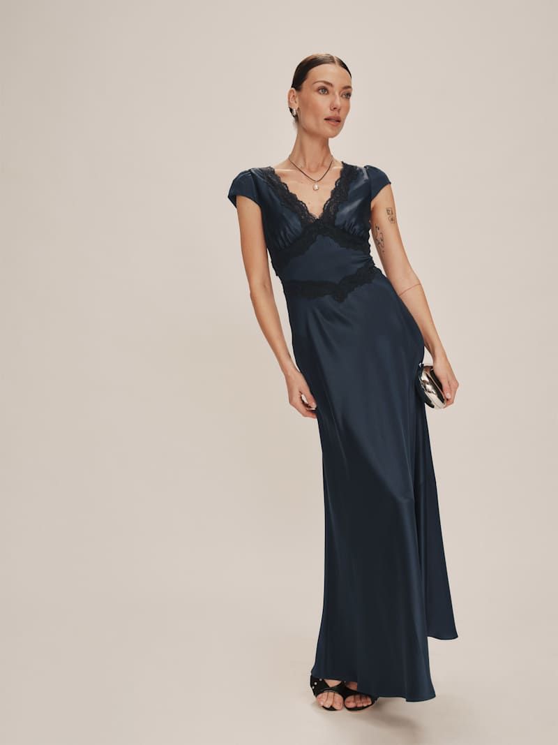 Reformation Noem Satin Dress