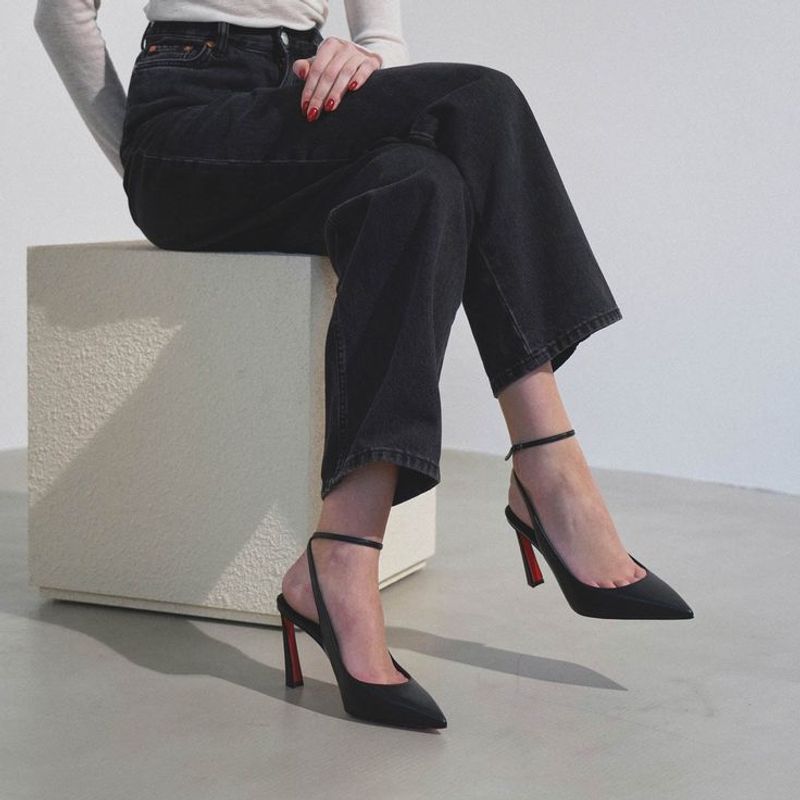 Strappy Heels with a Low Vamp