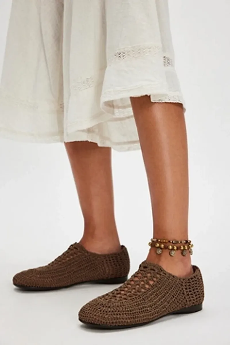 Jeffrey Campbell Figure Eight Crochet Flats