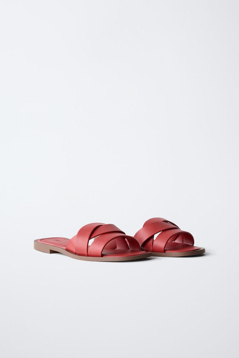Cross-Over Slides in Bold Red