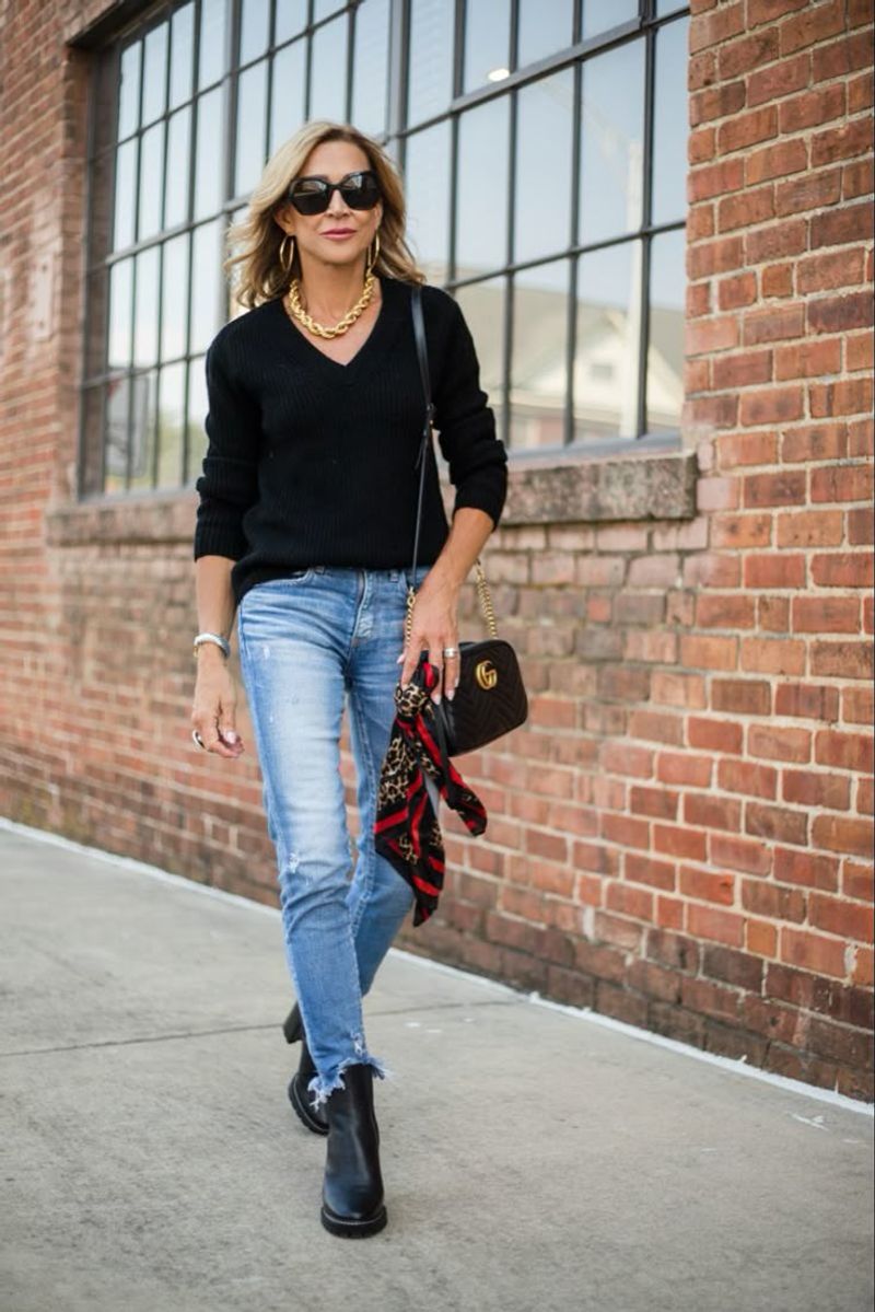 Chelsea Boots + Super Low-Rise Jeans