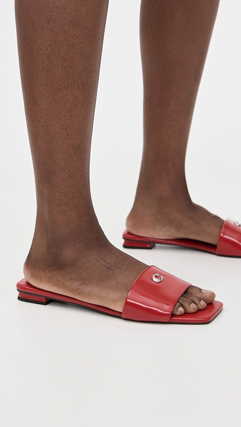 Coach Sculpted C Flat Sandals