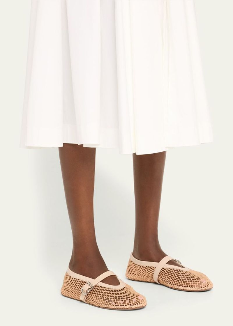 Woven Leather Flats
