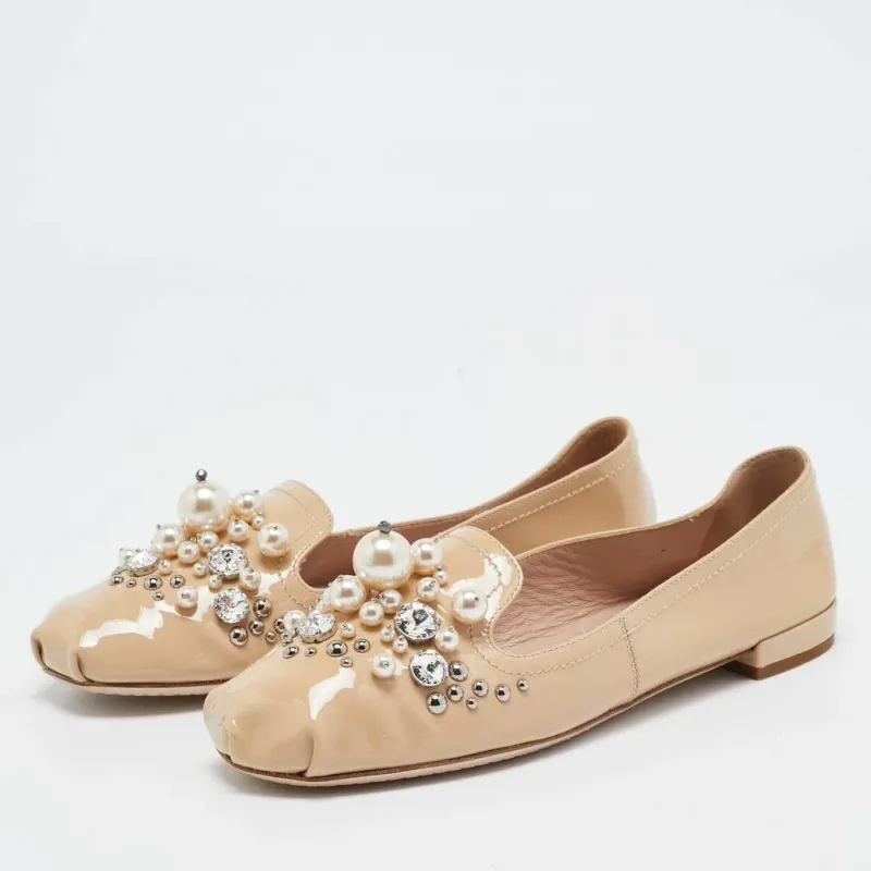 Cheap Faux Leather Flats (That Crease Easily)