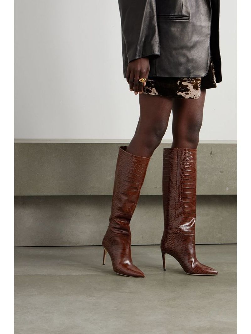 Tall, Slouchy Boots (with Oversized Blazers)