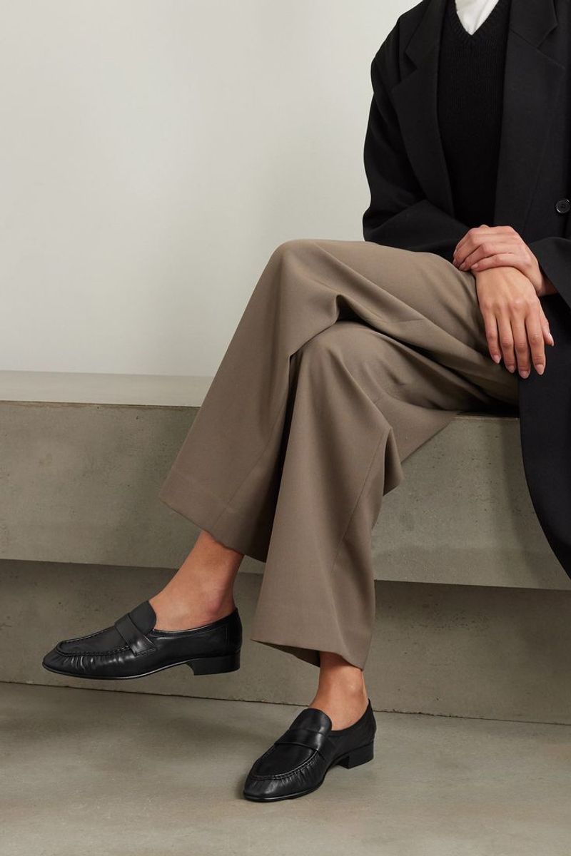 The Row Leather Loafers