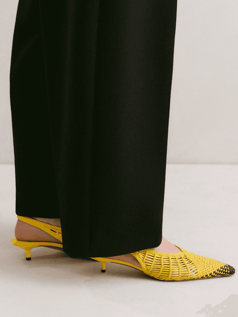 Jacquemus - Les Cubisto Banane B Slingbacks