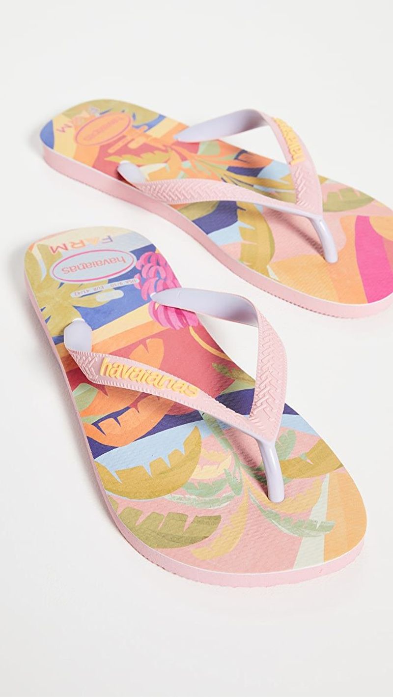 Bright, Cushioned Flip-Flops