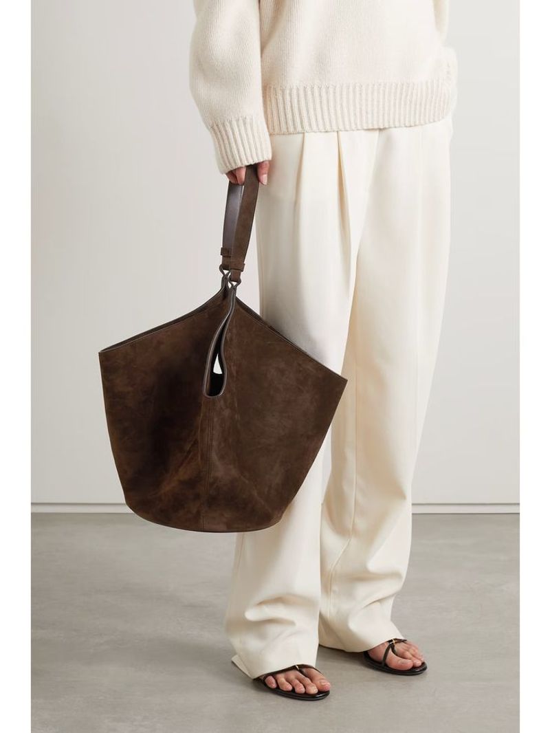 Strappy Heels + Oversized Slouchy Hobo Bag