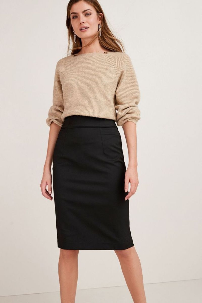 Pencil Skirts (Especially Structured or Corporate)