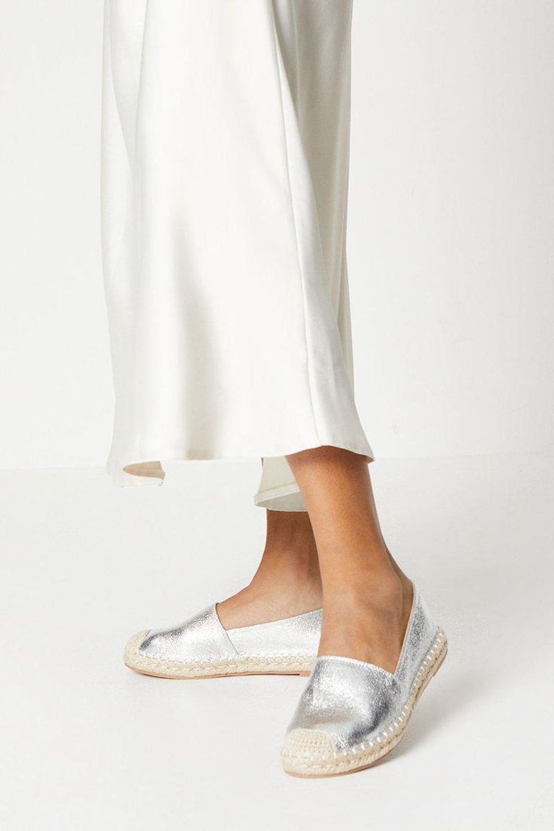 Traditional Espadrilles with Flat Soles