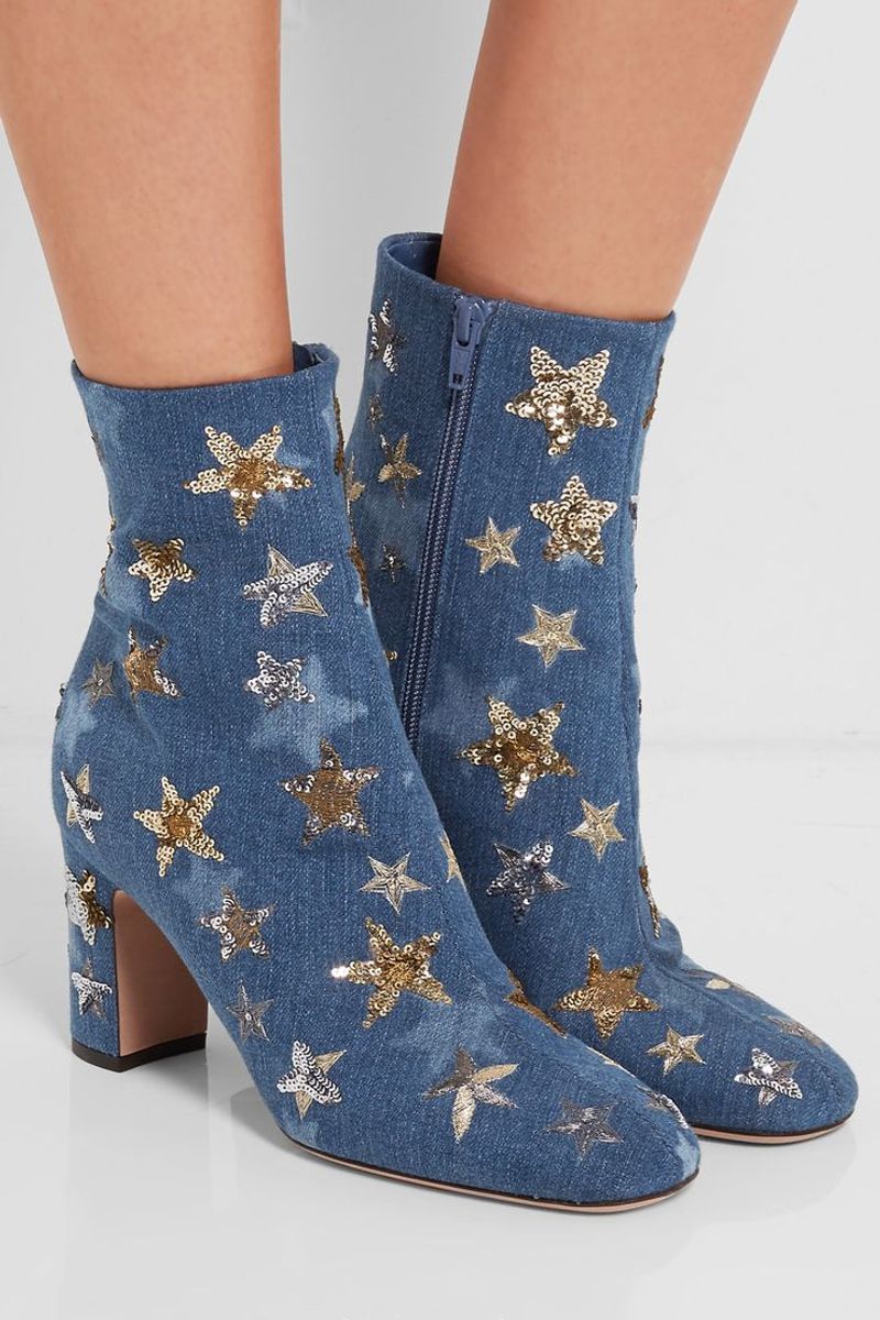 Heavily Embellished Boots
