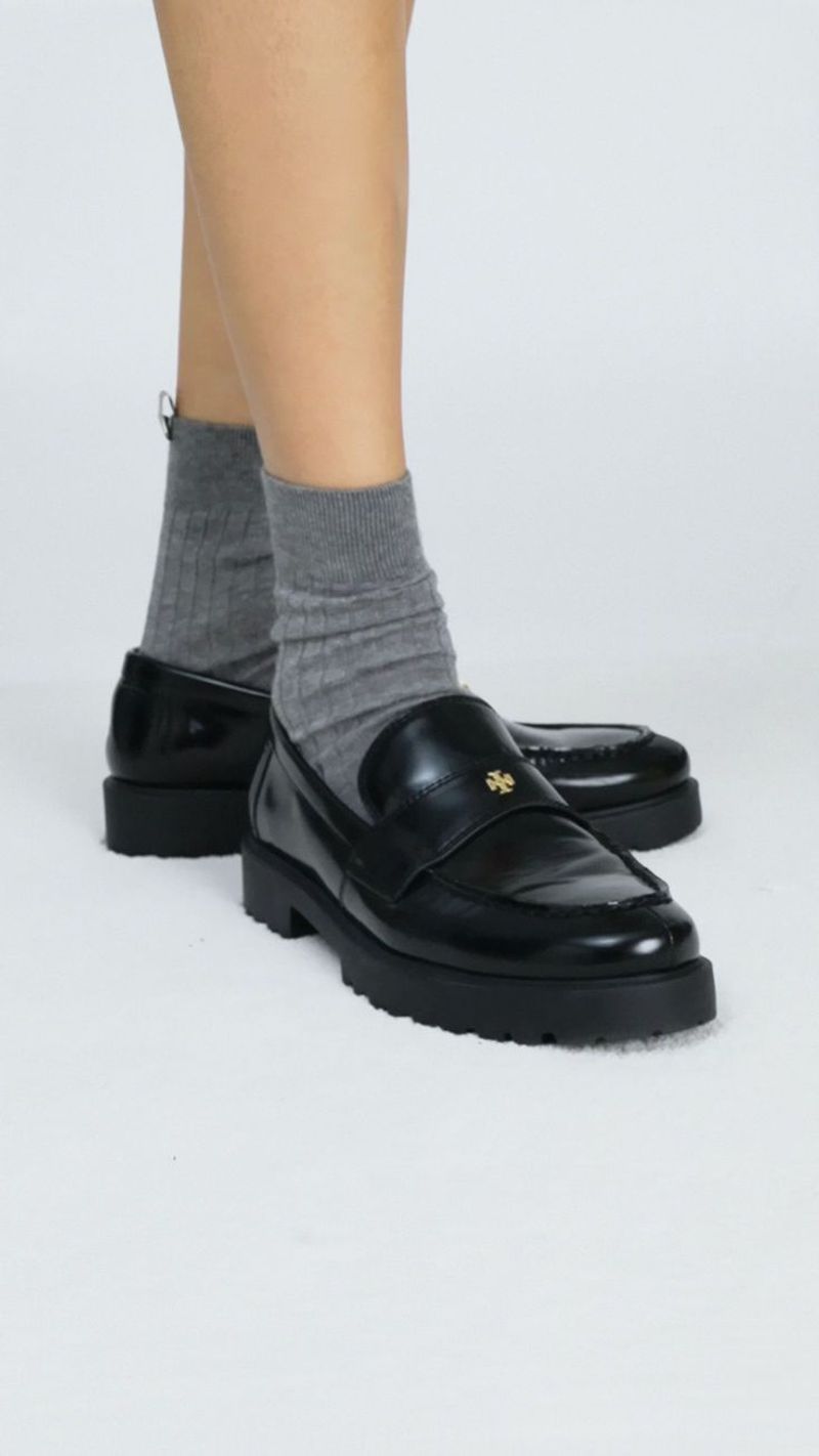Tory Burch Classic Platform Lug Sole Loafers