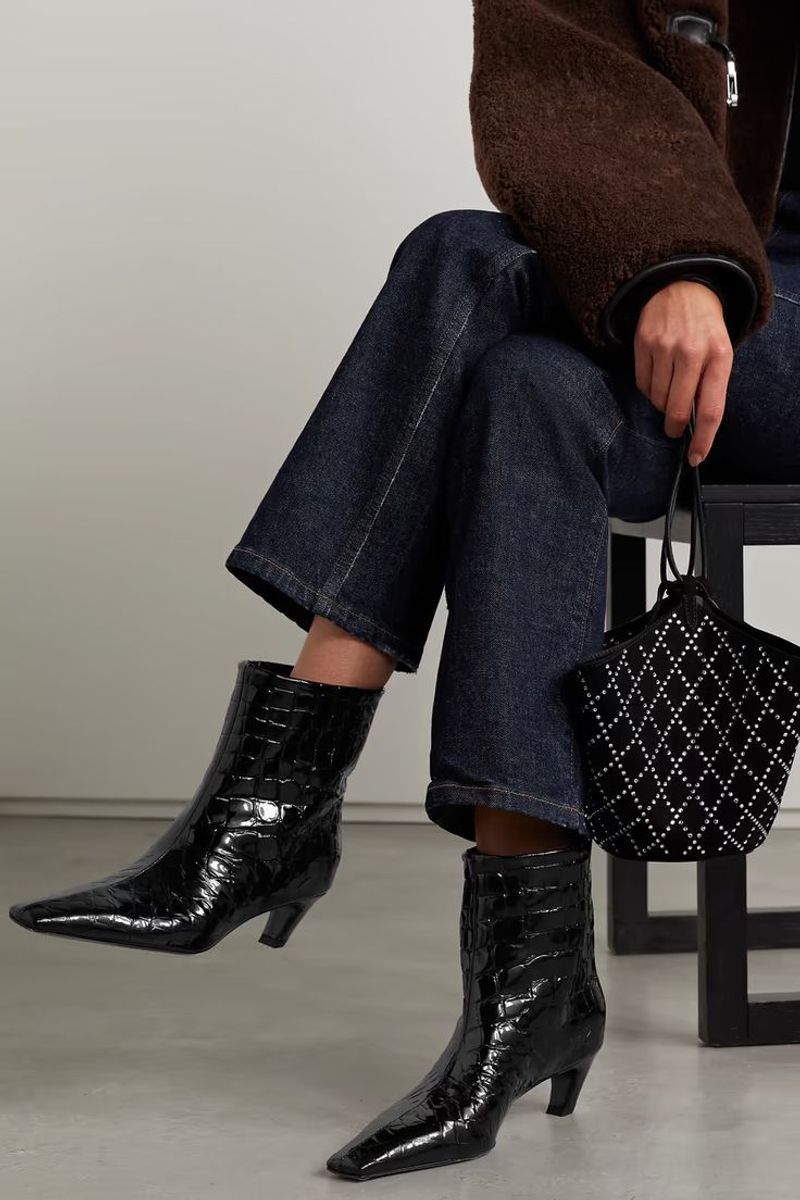 Low-Heeled Ankle Boots