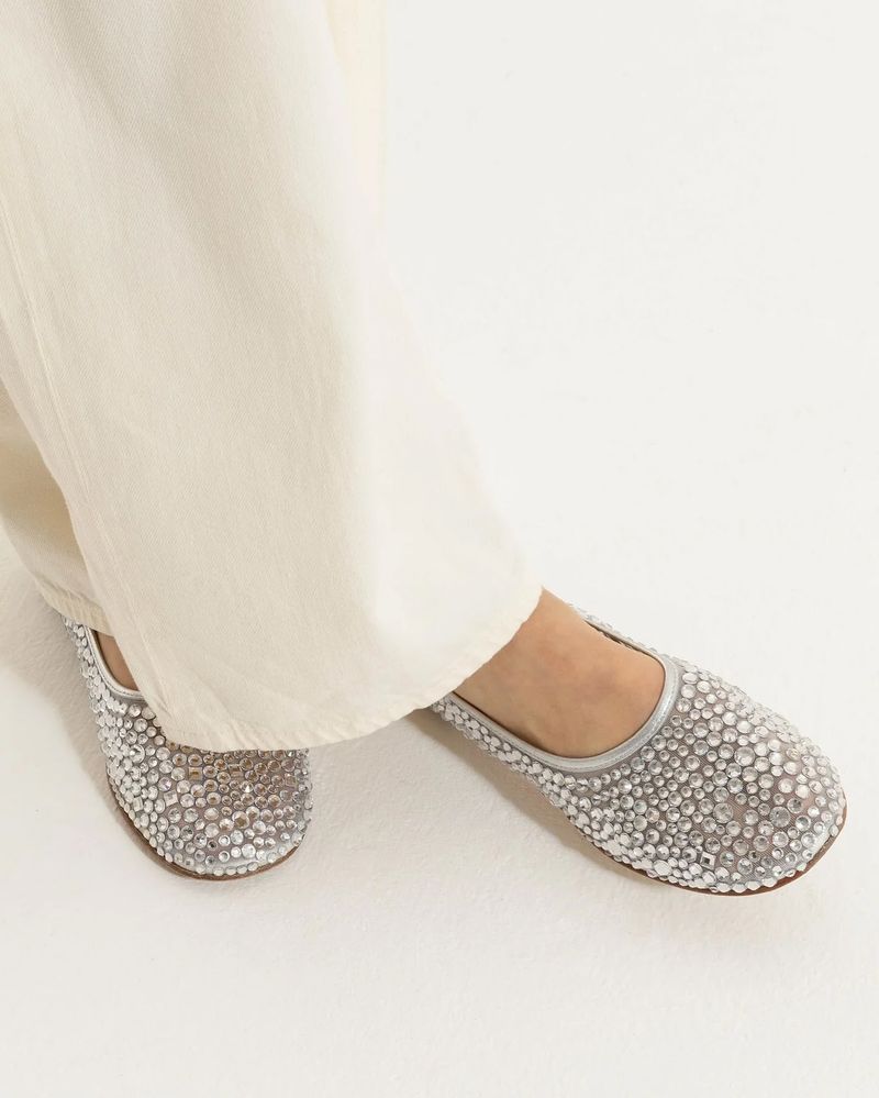 Dear Frances Balla Crystal Flats