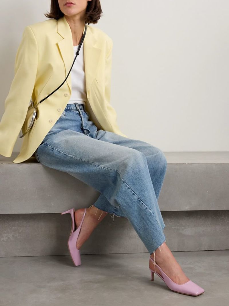 Kitten Heel Slingbacks
