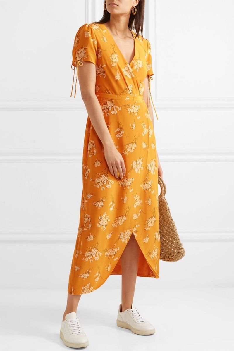 Madewell Wrap Midi Dress